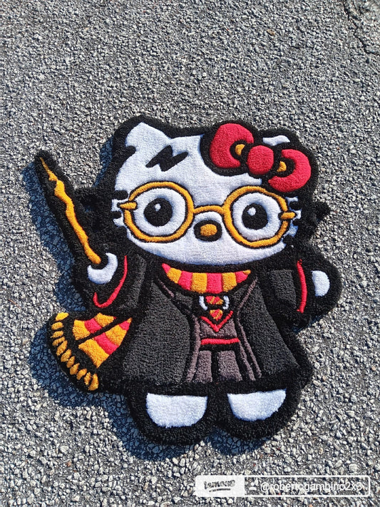 Hello Kitty Harry Potter custom rug